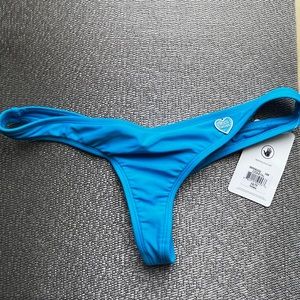 Body glove turquoise blue skimpy bottom